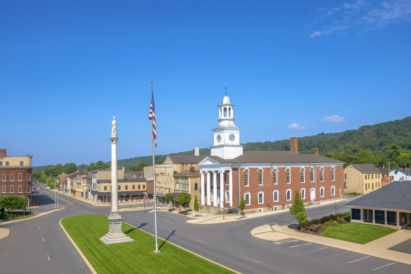 House Raising in Lewistown, PA