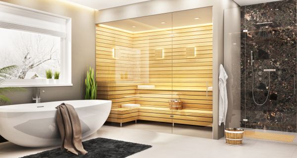 Sauna Shower Installation