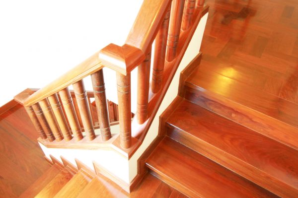 Interior Railing Staining