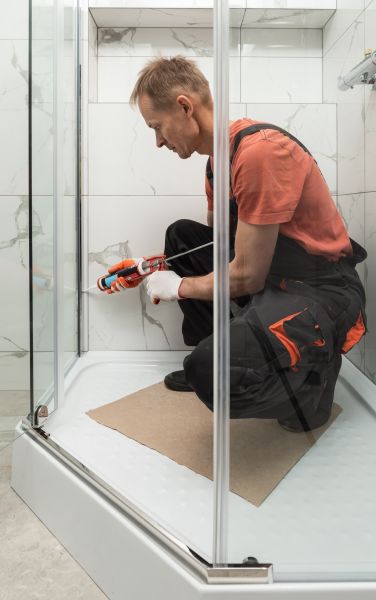 Shower Door Caulking